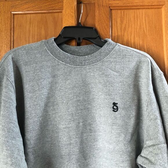 NWT Spiritual Gangster Classic Monogram Crew Neck Sweatshirt Heather Gray Size M - Picture 4 of 14
